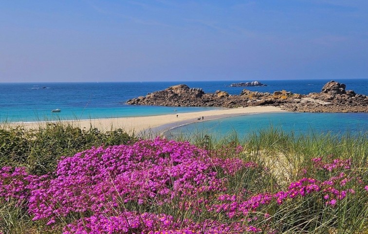 Strande (hier ist es im April/Juni mit den rosa Blüten)