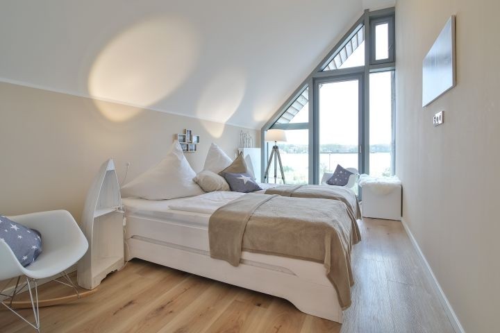 Schlafzimmer Nr. 2 mit zwei Einzelbetten - ideal für die Kinder