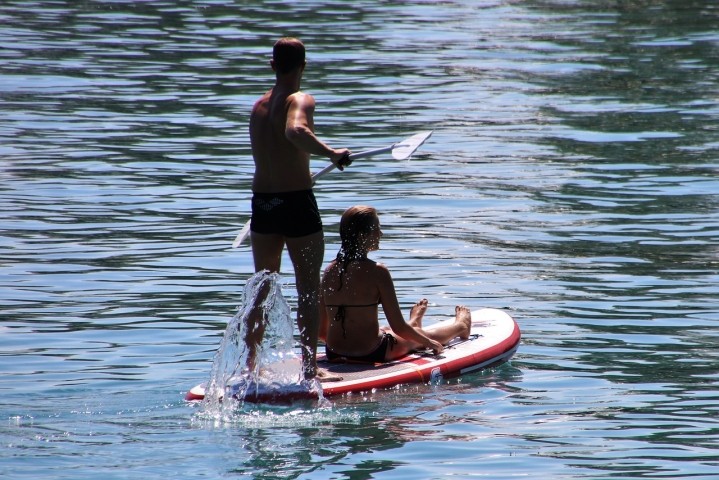 SUP-Verleih vor Ort