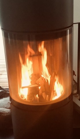 Gemütlicher Kamin