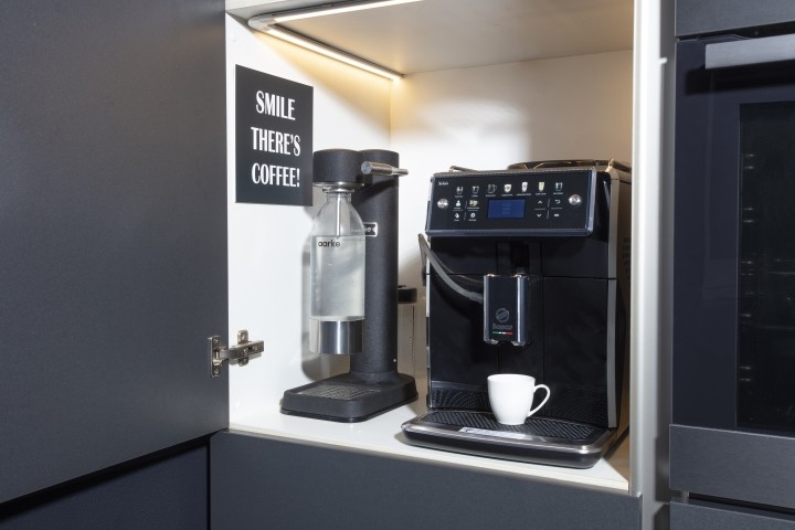 Kaffeemaschiene und Sprudler