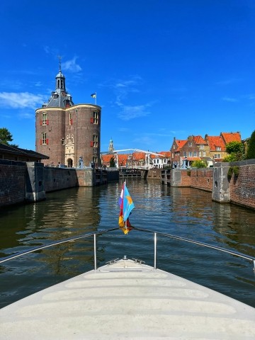 Einfahrt in den alten Hafen von Enkhuizen