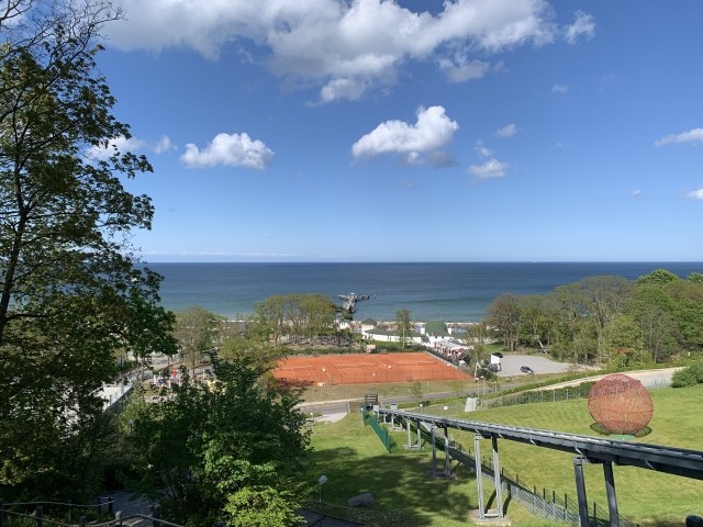 Blick auf den Nordstrand von Göhren