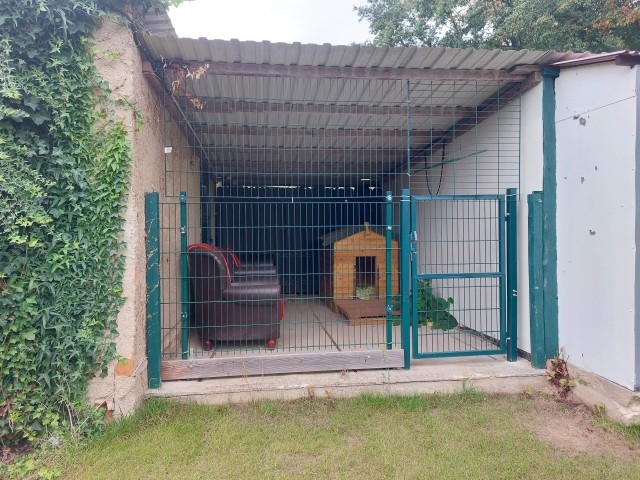 Hundezwinger im Garten