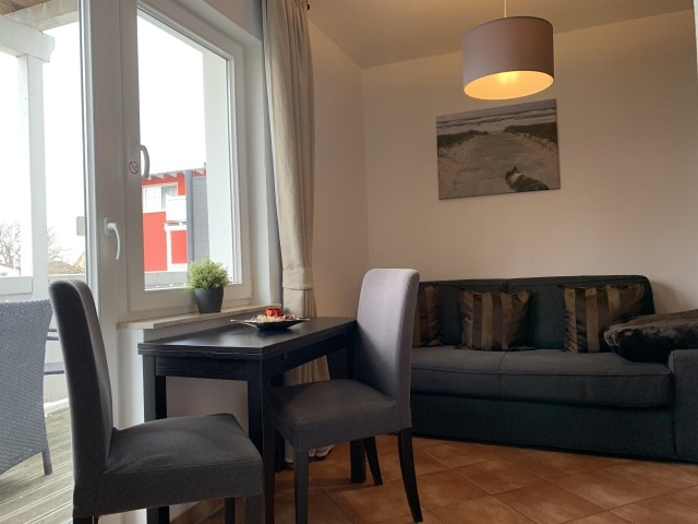 Blick in das Wohnzimmer