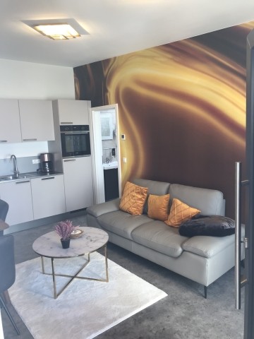 Blick in das Wohnzimmer