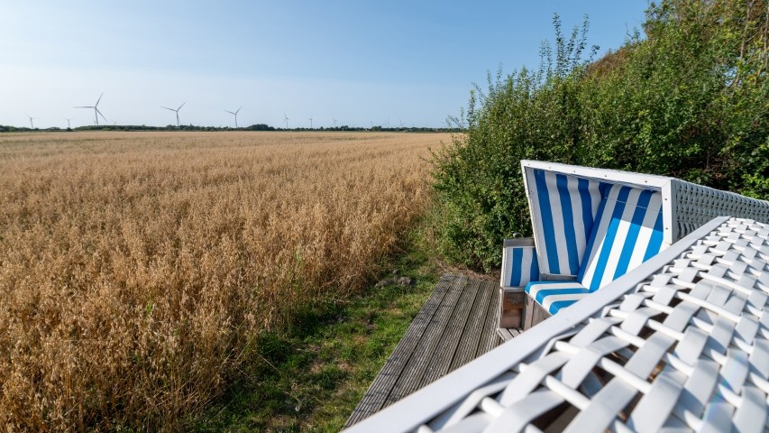 Terrasse am Feldrand