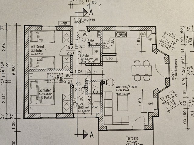 Grundriss Ferienhaus Fördezauber