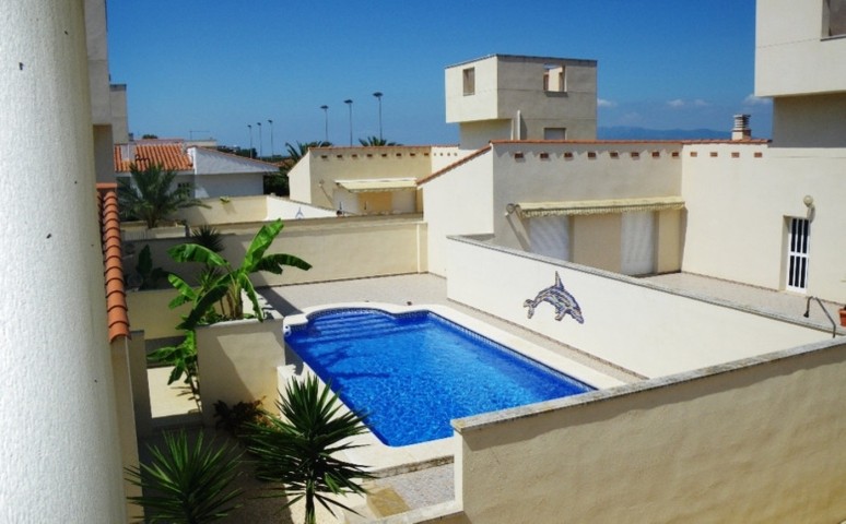 Privater Poolbereich