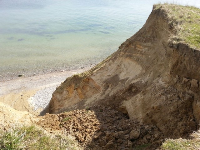 Steilküste in Schönhagen 