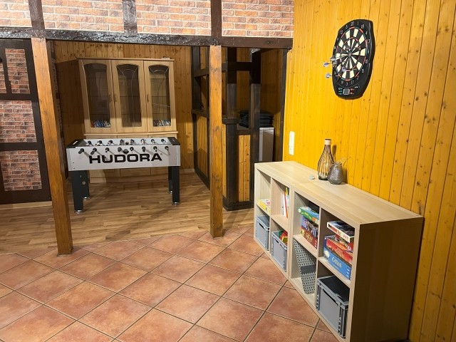 Spielzimmer Erdgeschoss Kicker Dart
