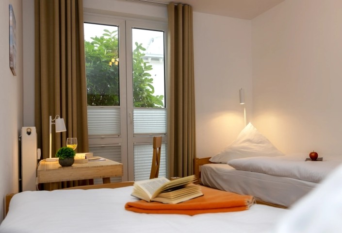 2. Schlafzimmer mit 2 Einzelbetten