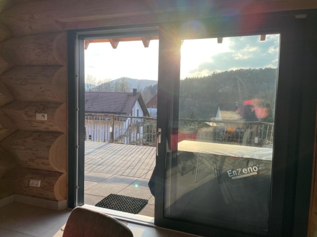 Ausblick vom Esstisch