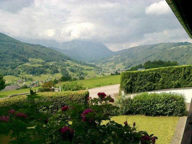 Blick vom Balkon