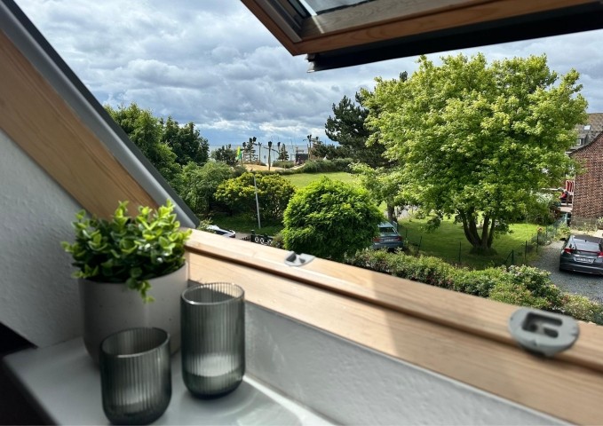 Blick aus dem Wohnzimmer