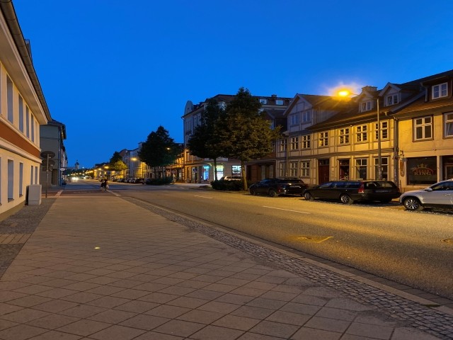 Blick in Richtung Schloß