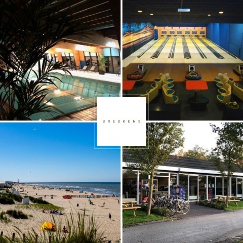 Hallenbad, Bowling, Fahrradverleih und Strand