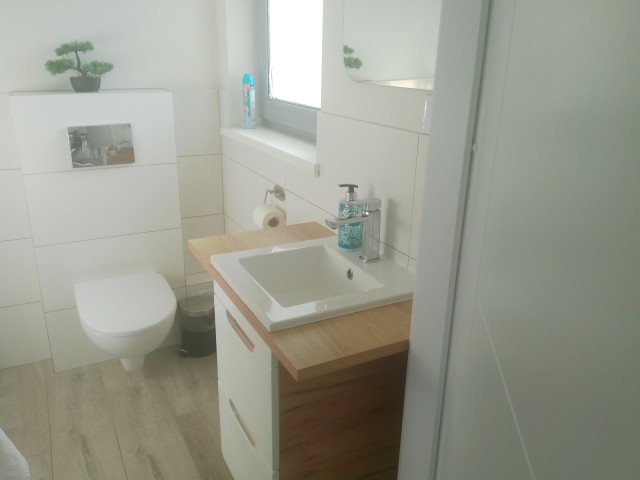 Gäste WC mit Waschmaschine