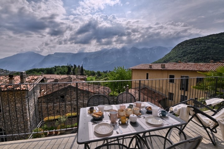 Ausblick vom Balkon