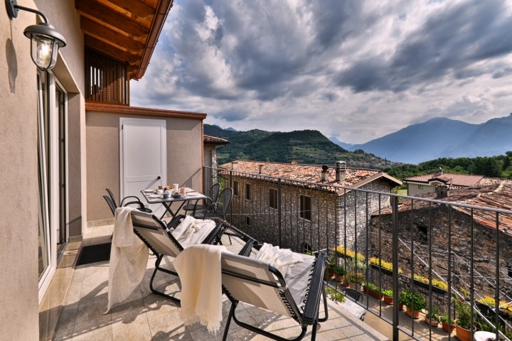 Ausblick vom Balkon