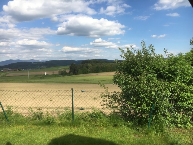 Garten eingezäunt