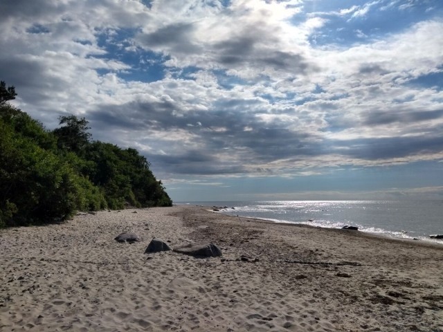 Strandabschnitt beim Feriendorf