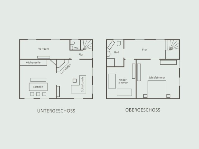 Grundriss 90 m2