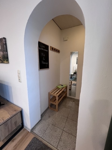 Windfang mit Garderobe