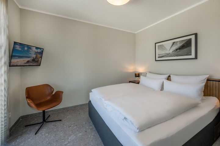 Schlafzimmer mit TV