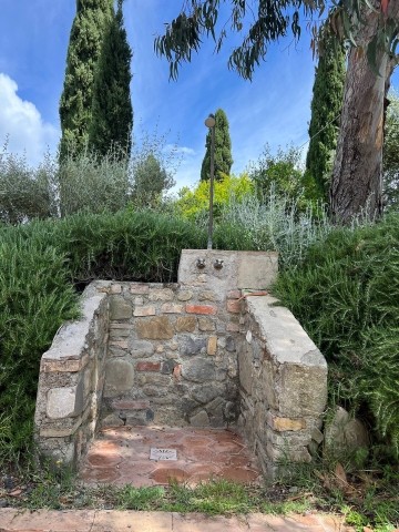 Dusche im Freien