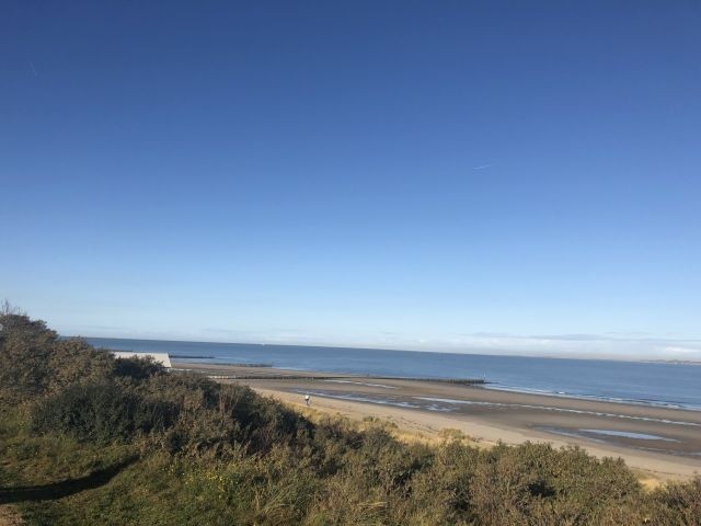 Düne bei strahlendem Sonnenschein
