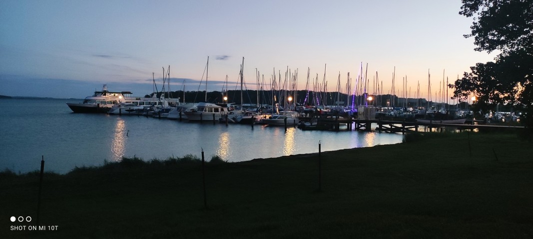 Abendstimmung am  Salzhaff 