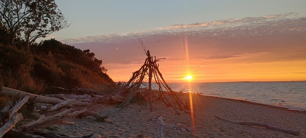Abend am Strand 