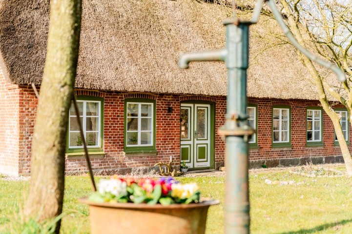 Historische Details auch im Garten