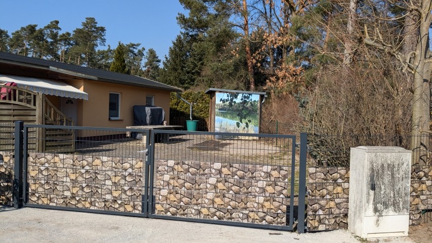 Zaunanlage Parkplatz