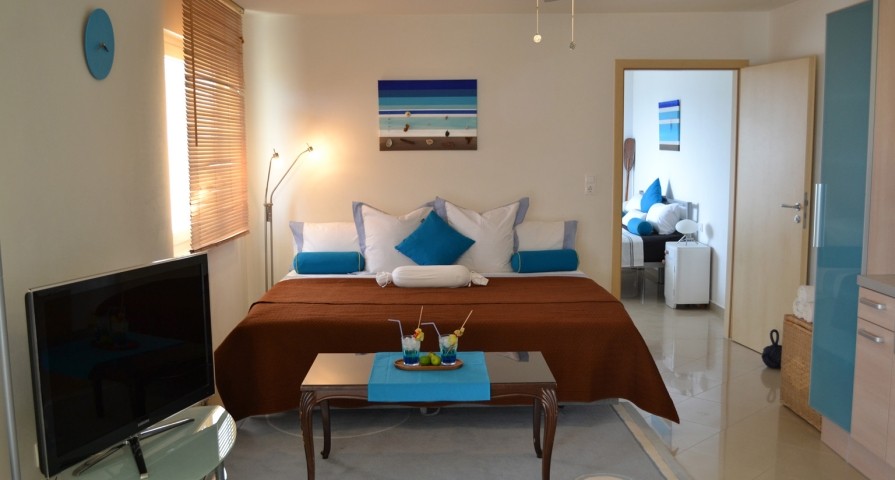 Schlafcouch im Wohnzimmer