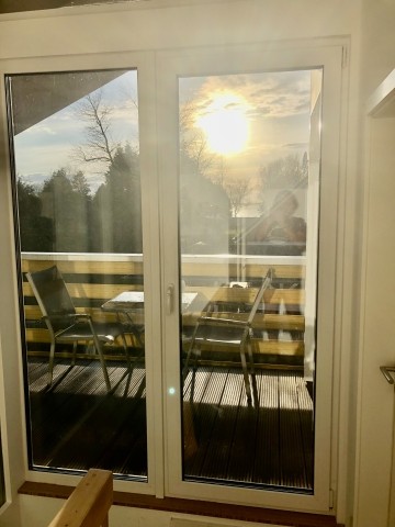 Blick auf Loggia