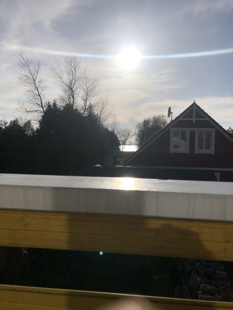 Sonnenuntergang im März