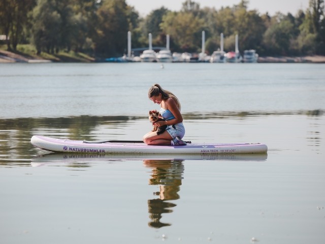 SUP am Kiefweiher ca. 2km entfernt