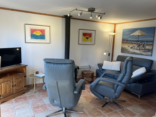 Wohnzimmer mit Smart-TV