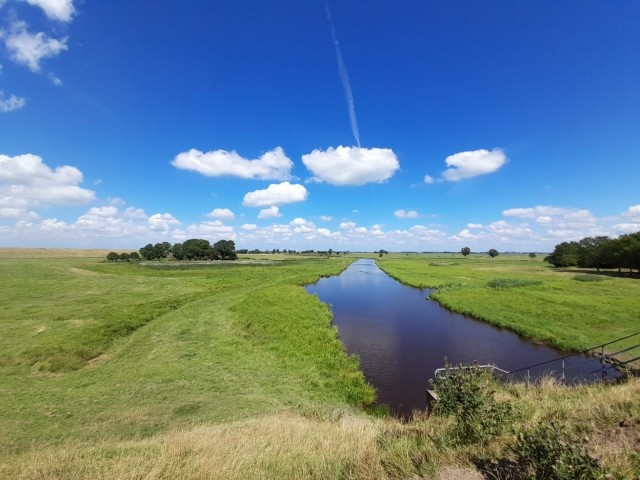 Siele entlang des Radweges