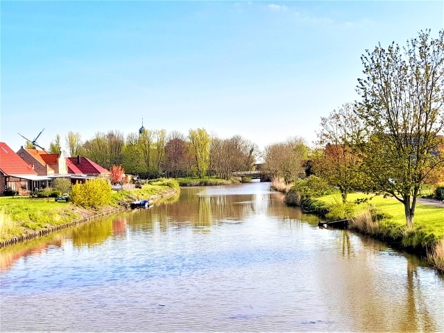 Siel mit Blick zu den Häusern