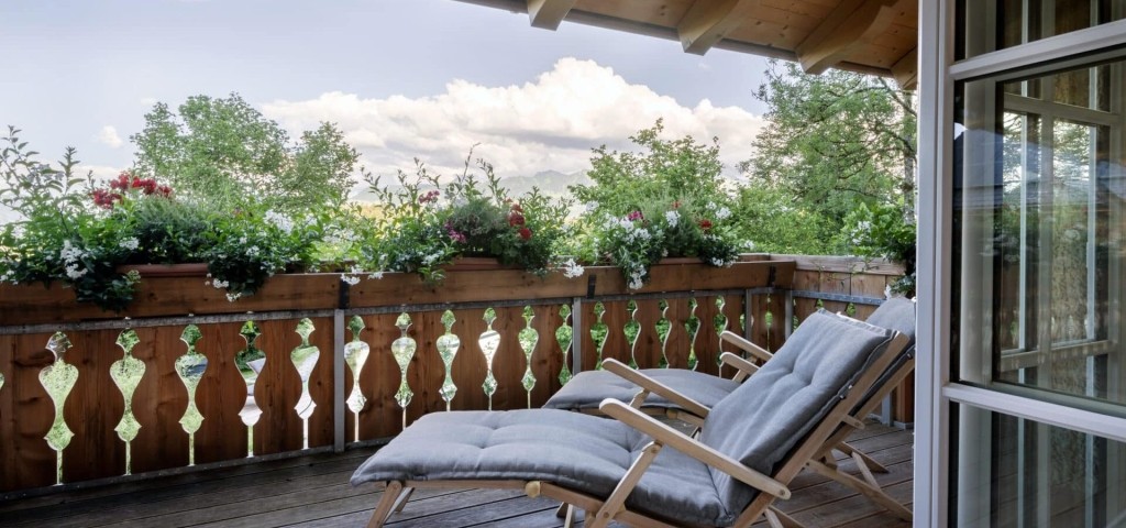 Balkon in Richtung Süd-Ost