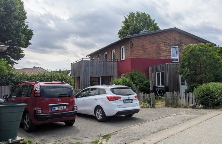 Parkplätze am Haus