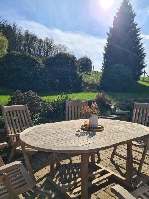 Ruhe genießen mitten in der Natur und abends grillen