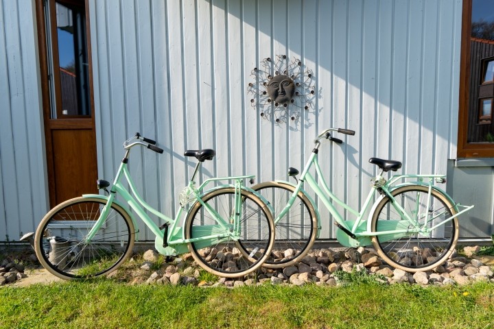 2 Fahrräder sind enthalten