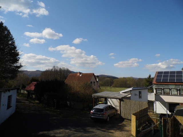 Blick auf Hof