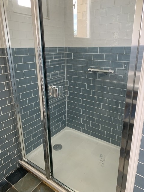 Große Dusche 