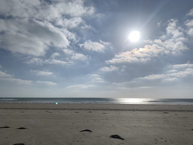 Strand wohin das Auge schaut