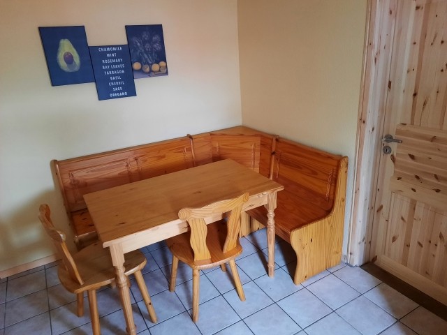 Essbereich in der Küche